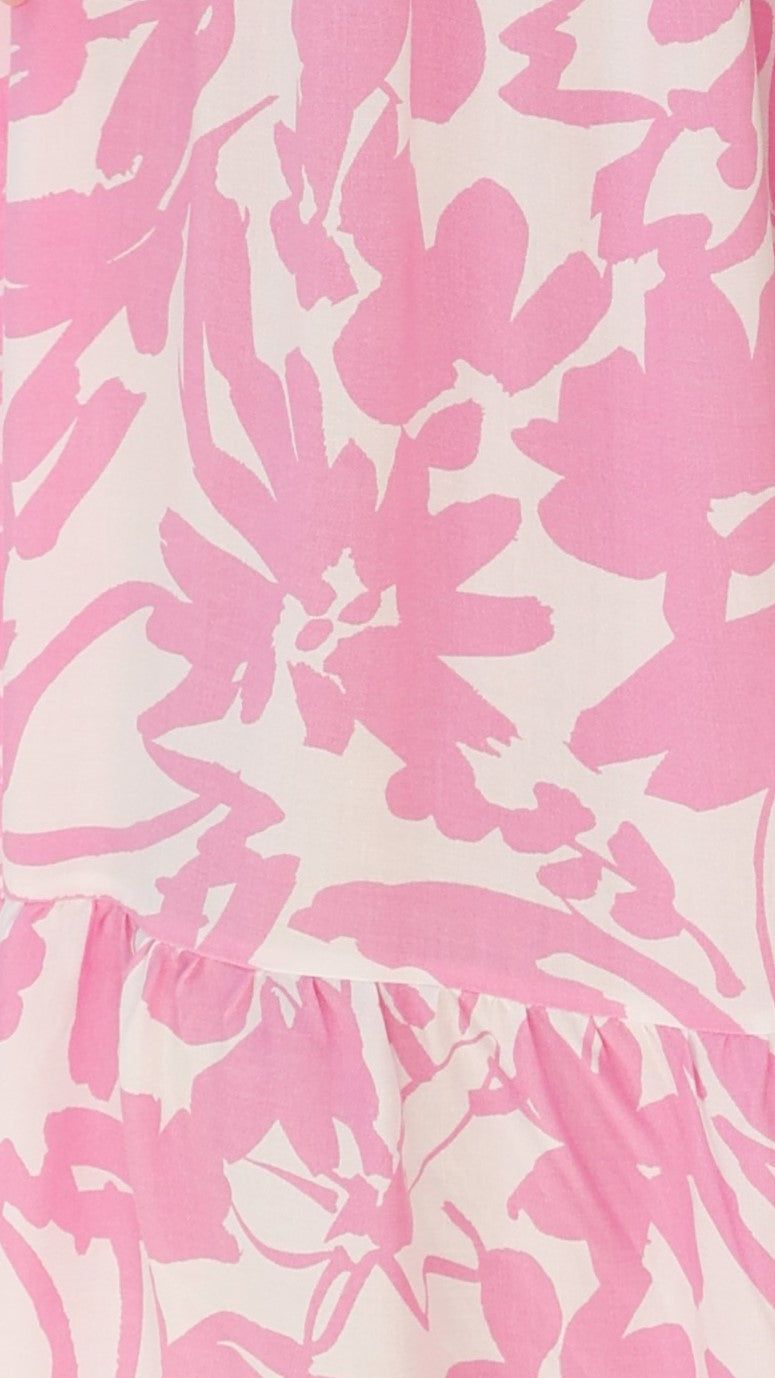 Ariel Maxi Dress - Pink Floral sold by Billy J product image thumbnail 5