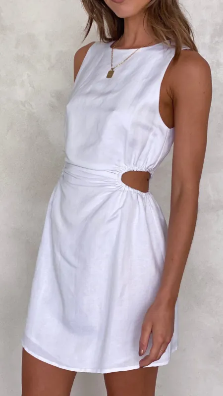 Mandi Mini Dress - White sold by Billy J