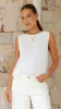 Fareeda Top - White sold by Billy J