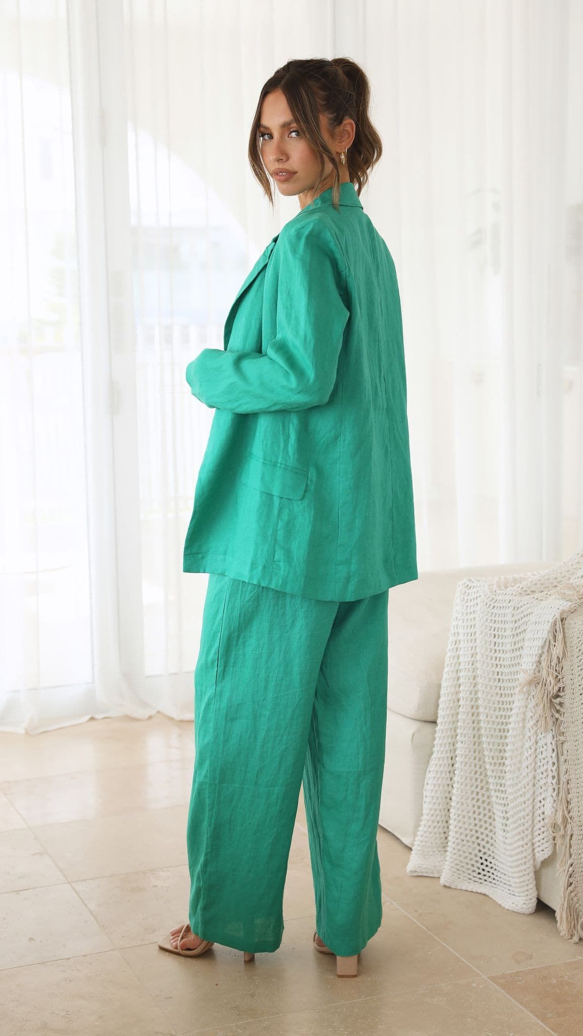 Mandee Blazer - Emerald sold by Billy J product image thumbnail 2