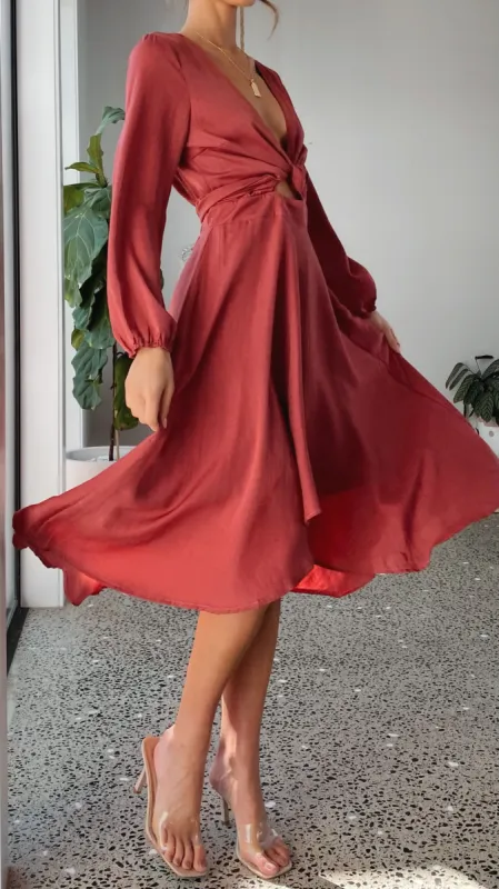 Starry Nights Dress - Berry sold by Billy J