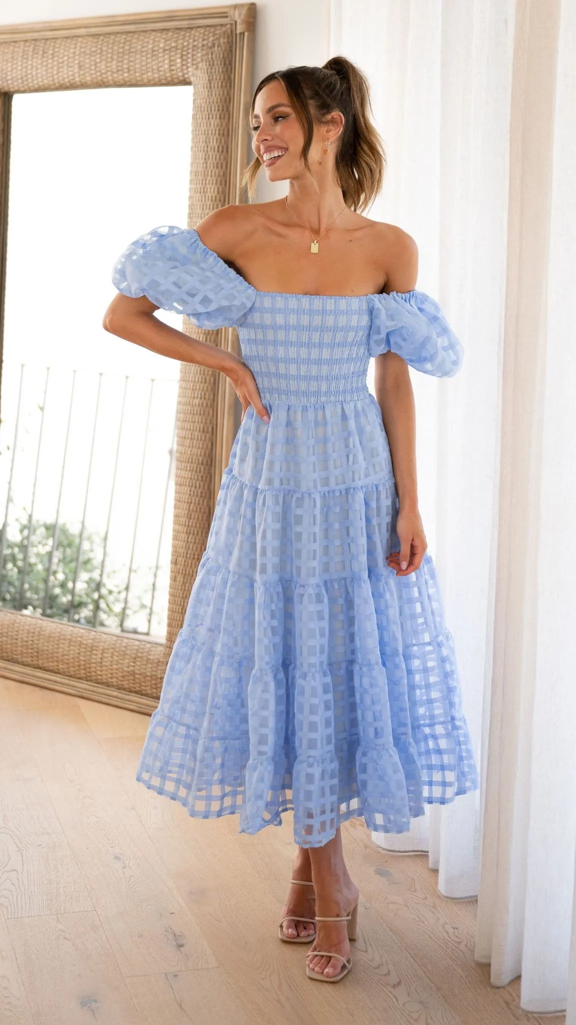 Deemi Maxi Dress - Blue sold by Billy J product image thumbnail 4