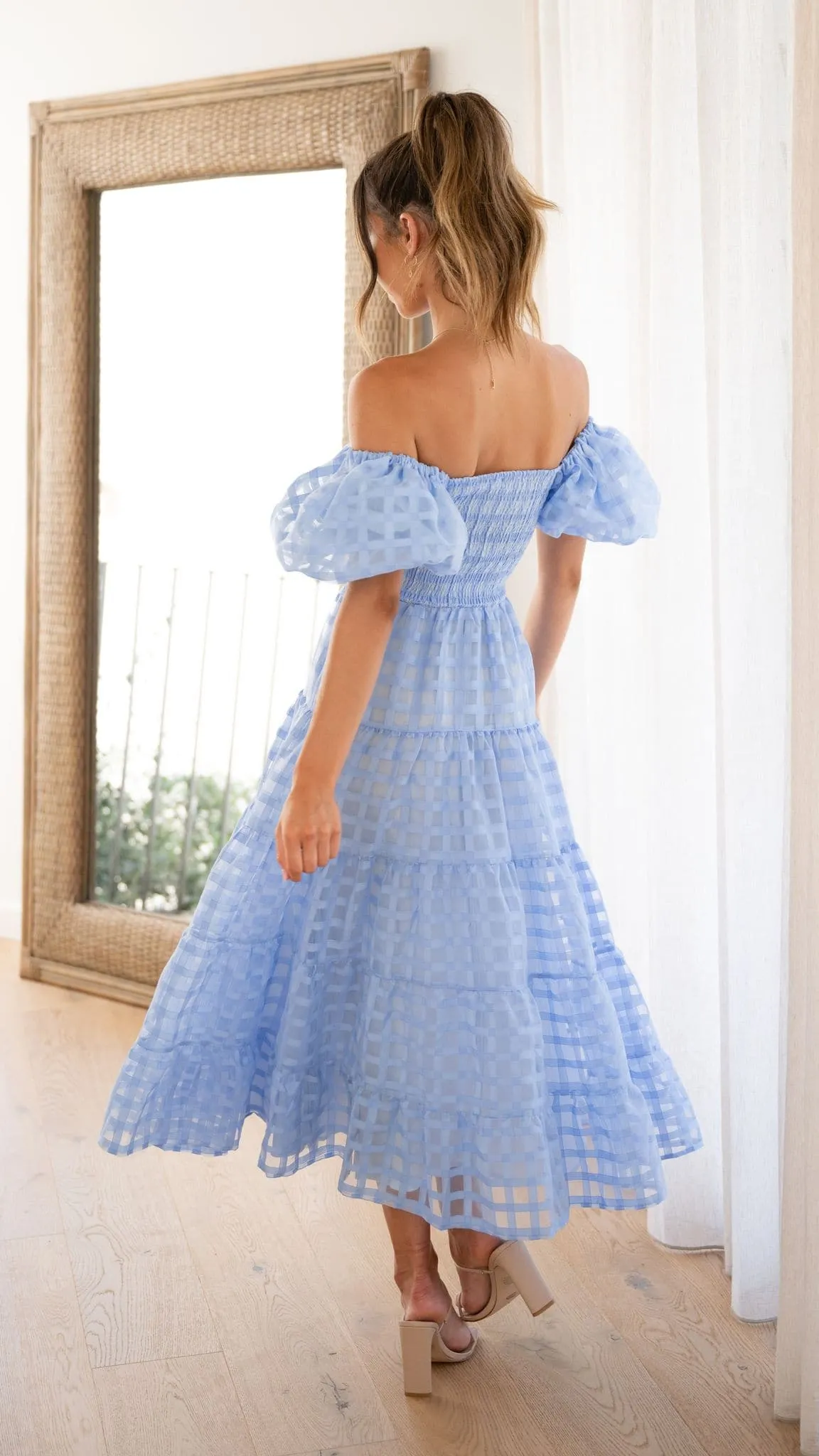 Deemi Maxi Dress - Blue sold by Billy J product image thumbnail 2