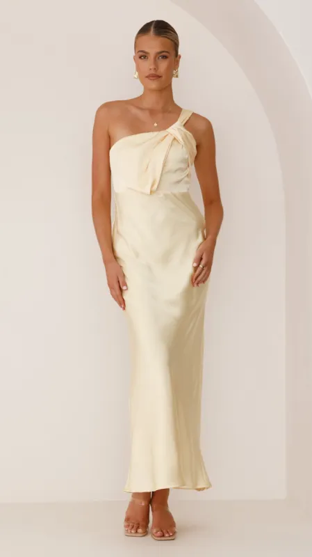 Greta Maxi Dress - Yellow sold by Billy J
