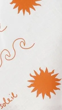 Fakhiri Mini Dress - White / Orange Bonjour sold by Billy J product image thumbnail 4