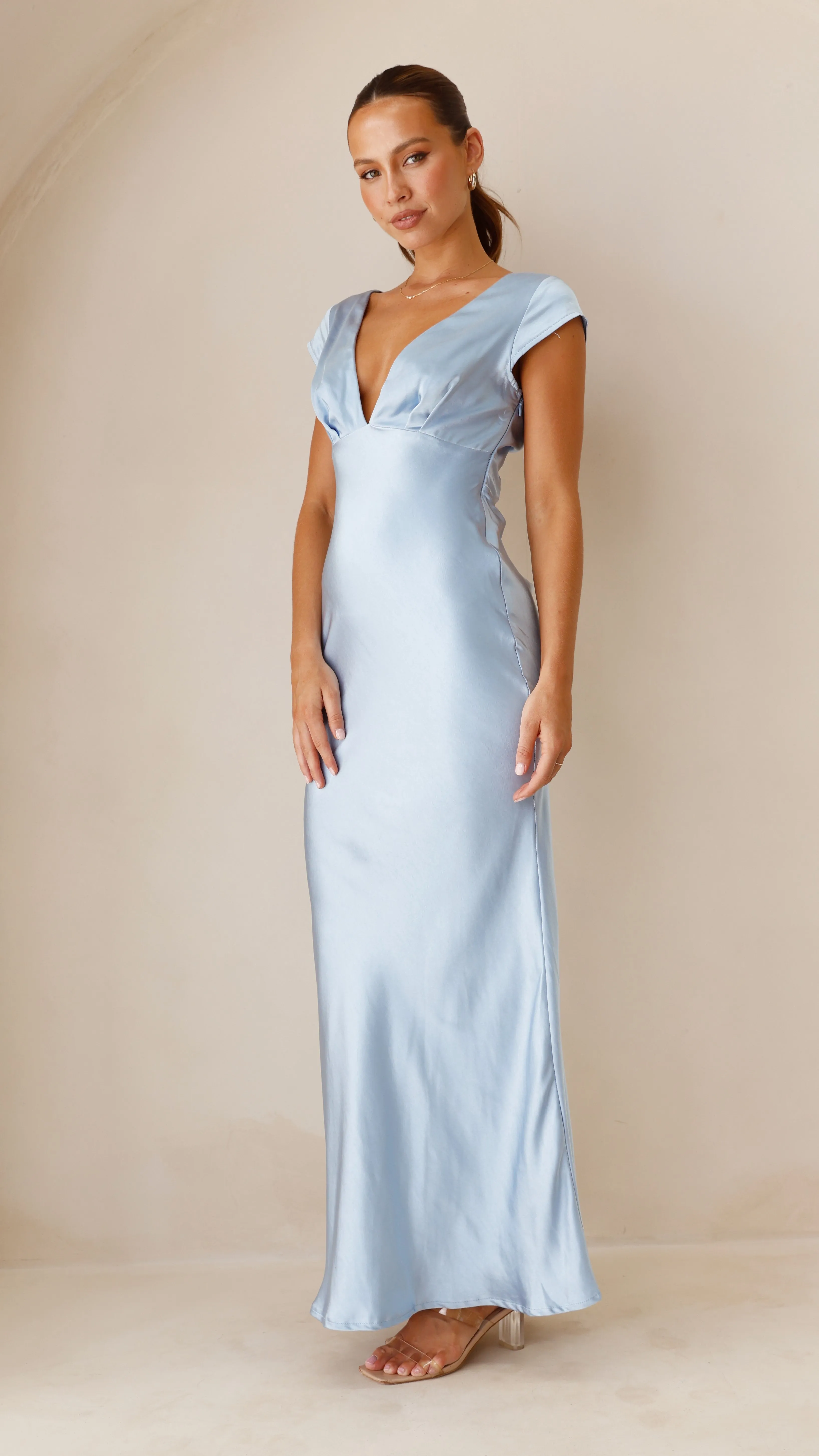 Amelia Maxi Dress - Blue sold by Billy J product image thumbnail 4