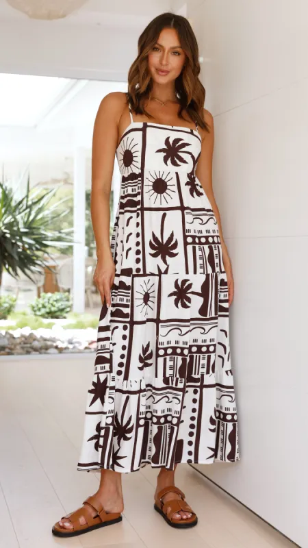 Rachel Maxi Dress - Tuscany sold by Billy J