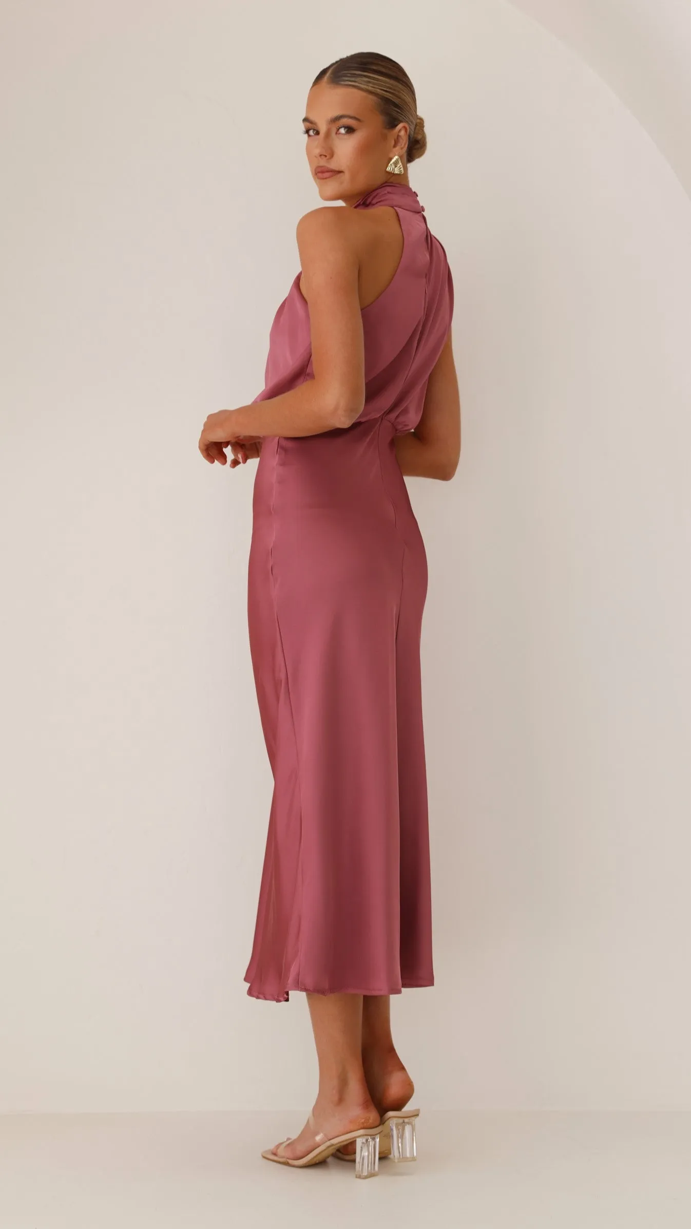 Esther Maxi Dress - Plum sold by Billy J product image thumbnail 2