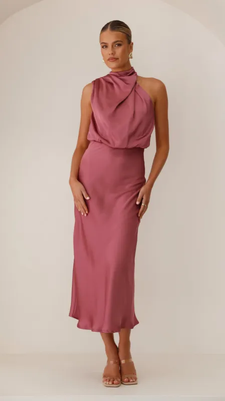 Esther Maxi Dress - Plum sold by Billy J