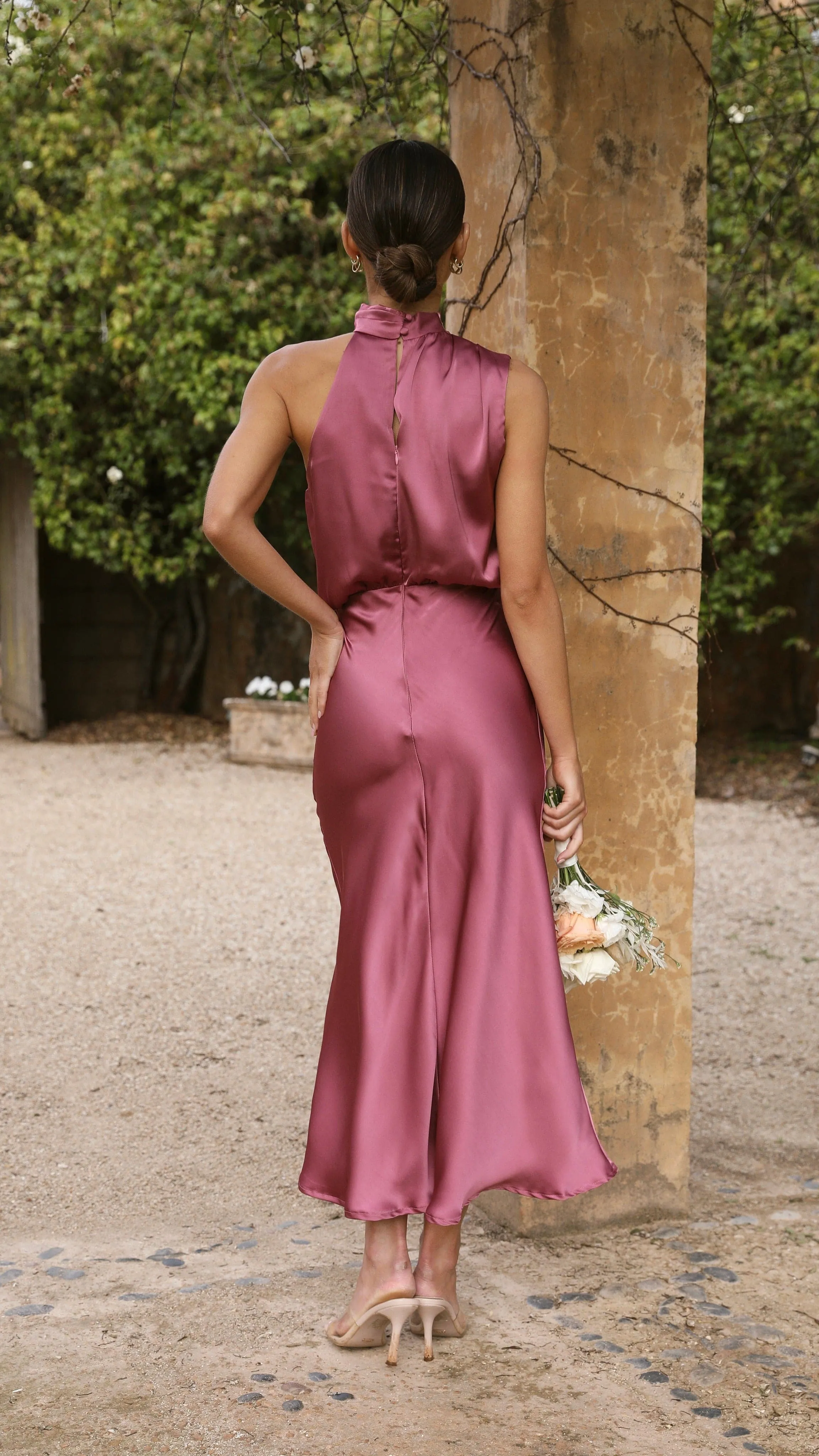 Esther Maxi Dress - Plum sold by Billy J product image thumbnail 5