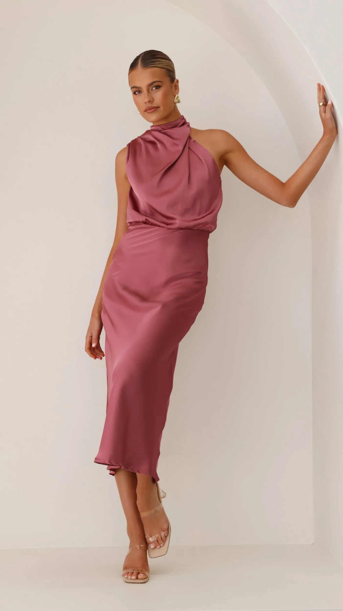 Esther Maxi Dress - Plum sold by Billy J product image thumbnail 4