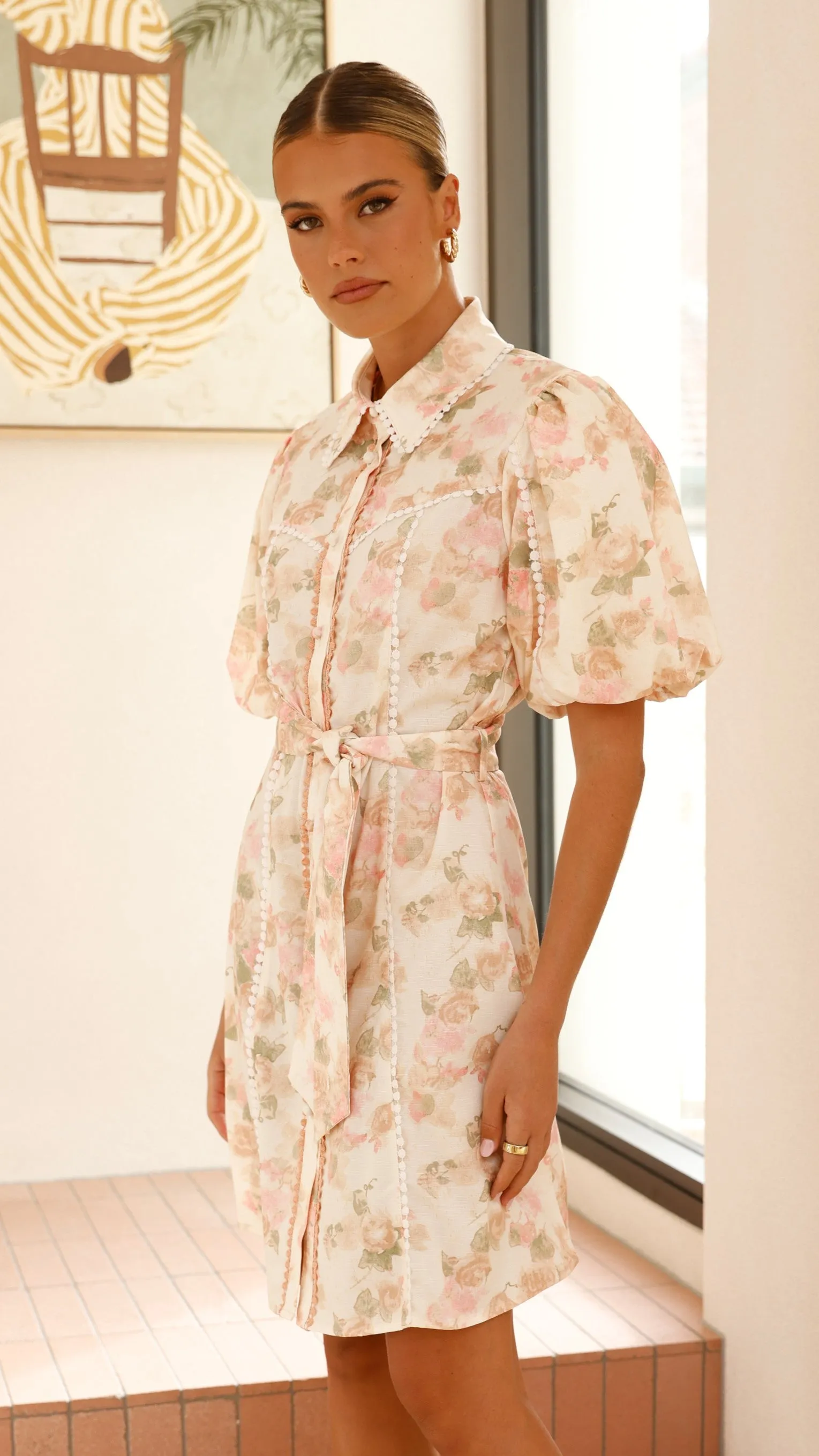 Mason Mini Dress - Blossom Print sold by Billy J product image thumbnail 5