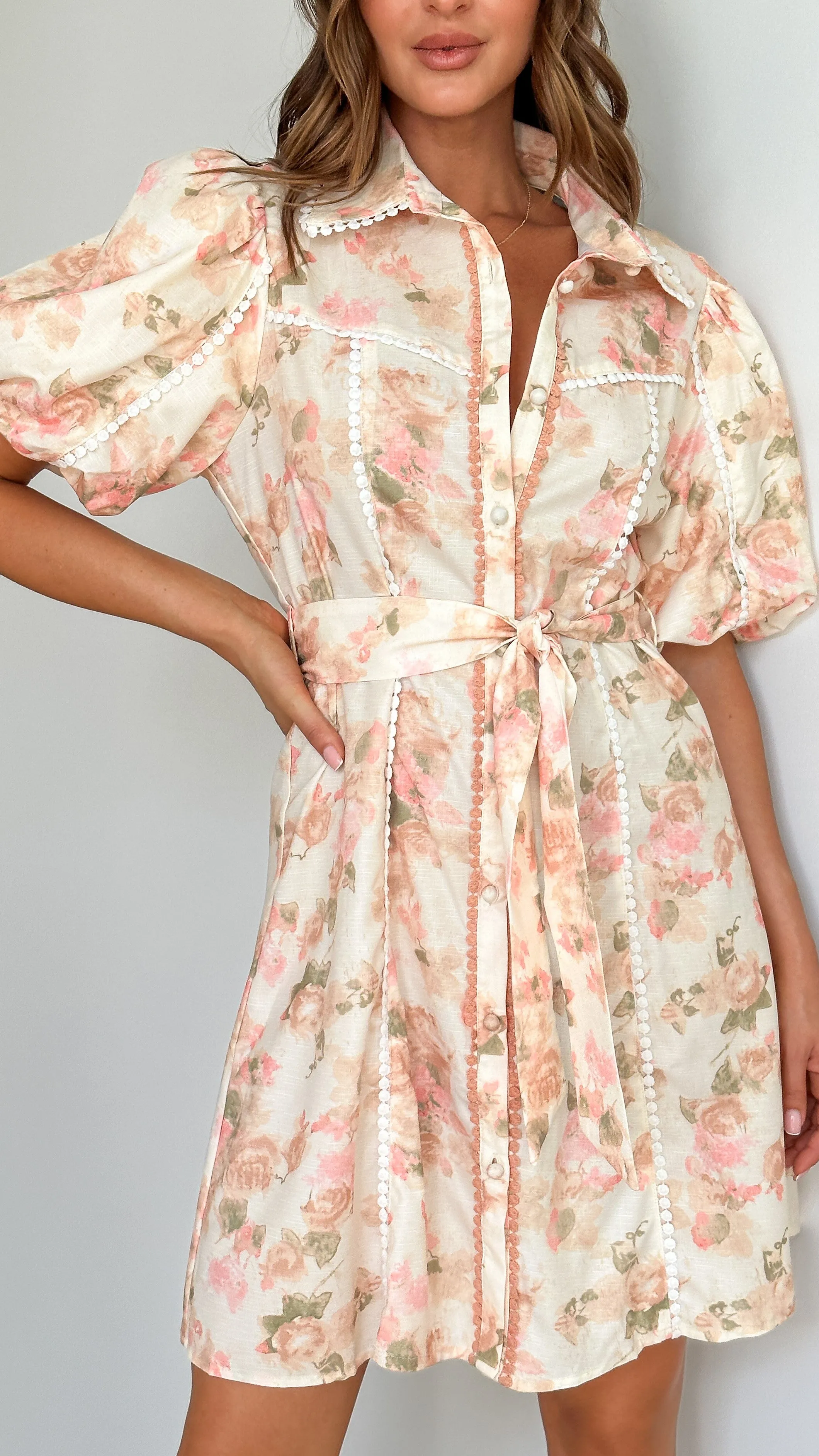 Mason Mini Dress - Blossom Print sold by Billy J product image thumbnail 3