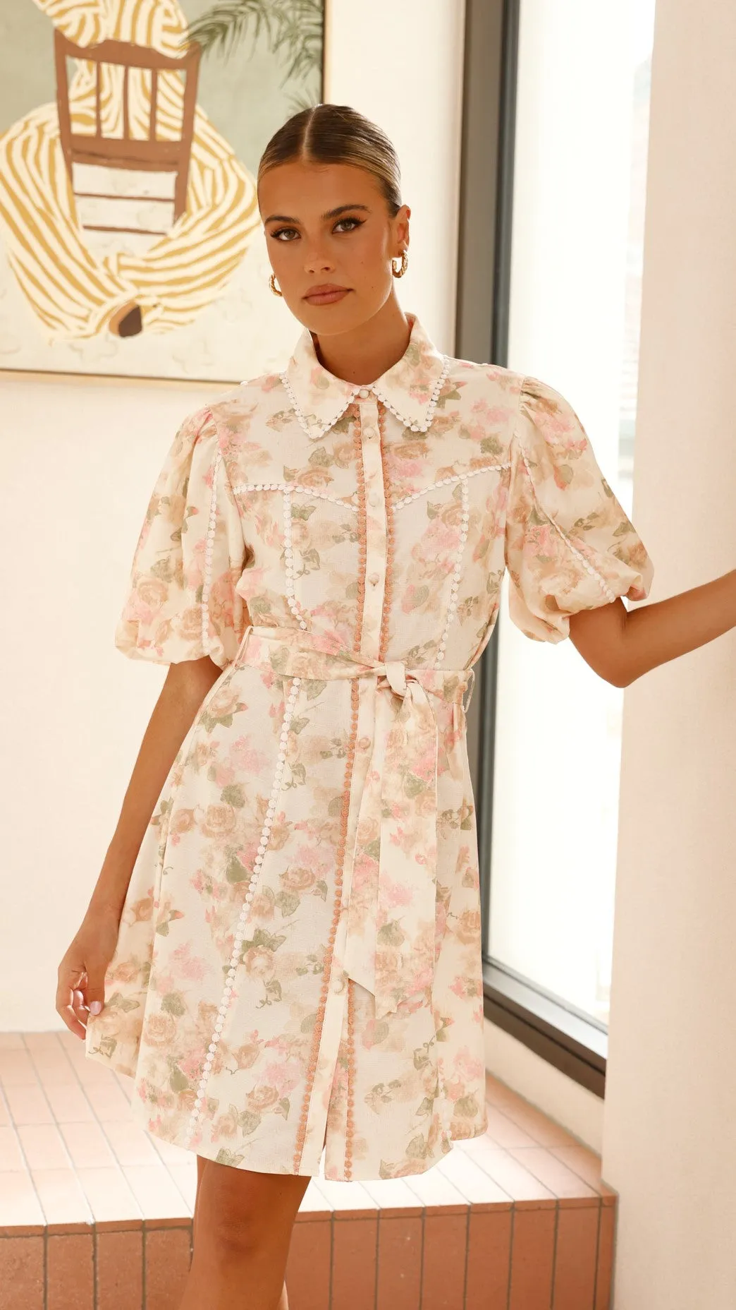 Mason Mini Dress - Blossom Print sold by Billy J