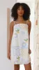 Bethani Mini Dress - Blue / Yellow Holiday Print sold by Billy J