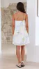 Bethani Mini Dress - Blue / Yellow Holiday Print sold by Billy J