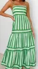 Terrah Maxi Dress - Green Stripe sold by Billy J