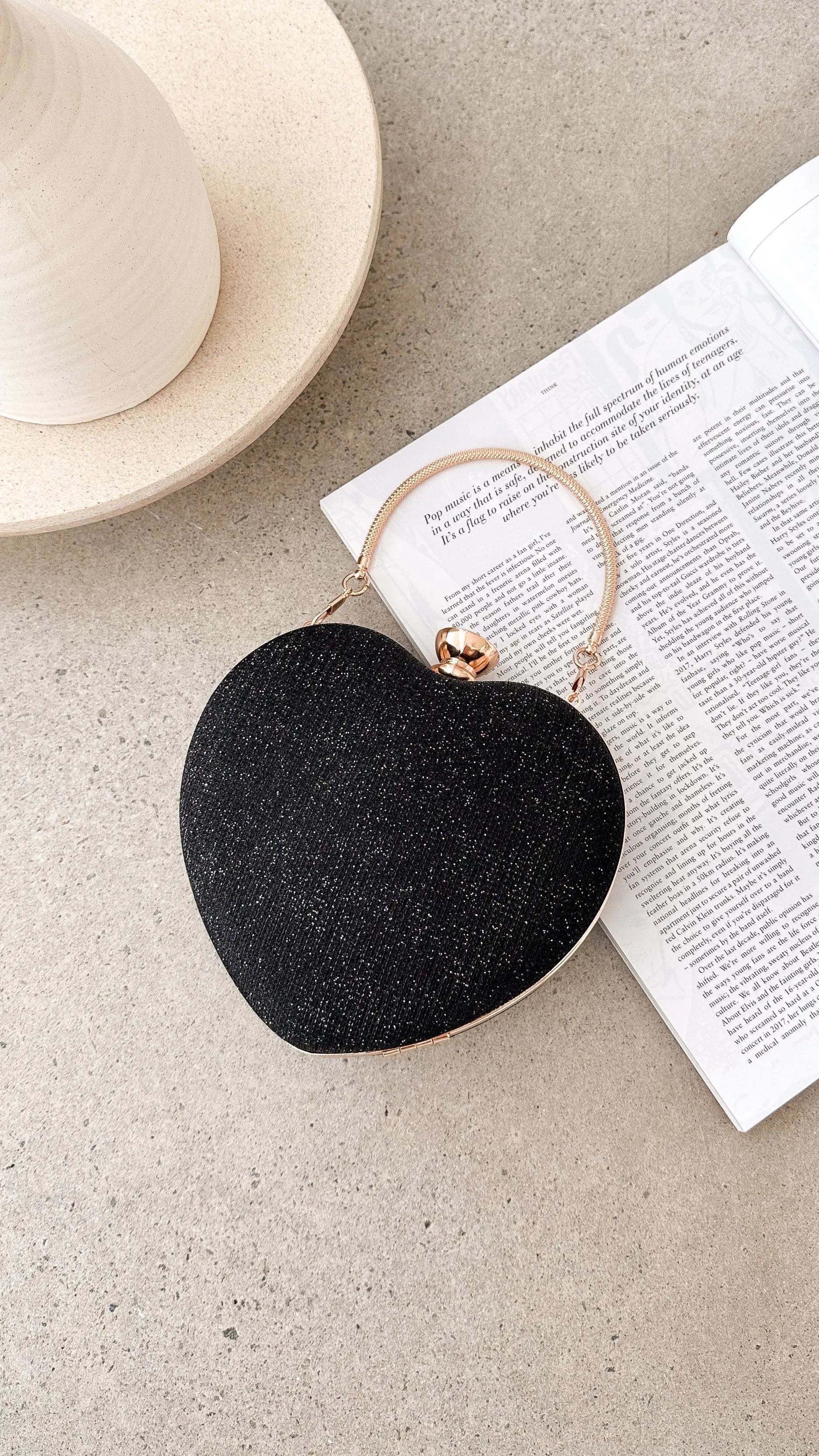 Lacee Bag - Black / Gold sold by Billy J