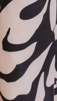 Lahoma Crop and Maxi Skirt Set - Black / Beige Zebra sold by Billy J product image thumbnail 3