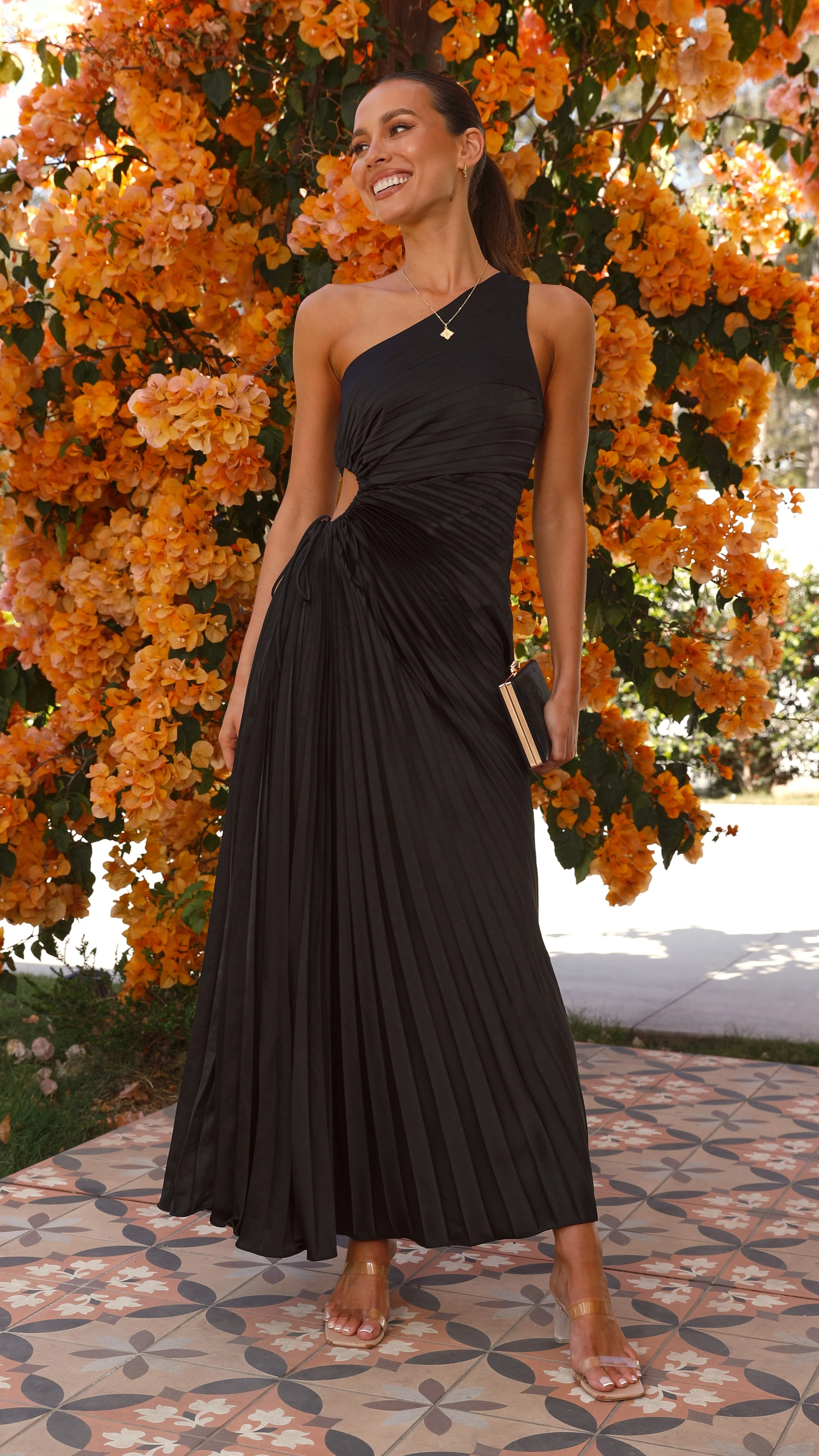 Laken Maxi Dress - Black sold by Billy J