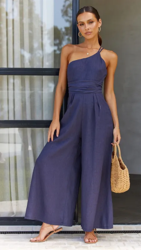 Samaya Jumpsuit - Navy sold by Billy J