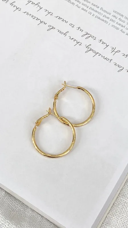 Leni Hoops - Gold sold by Billy J