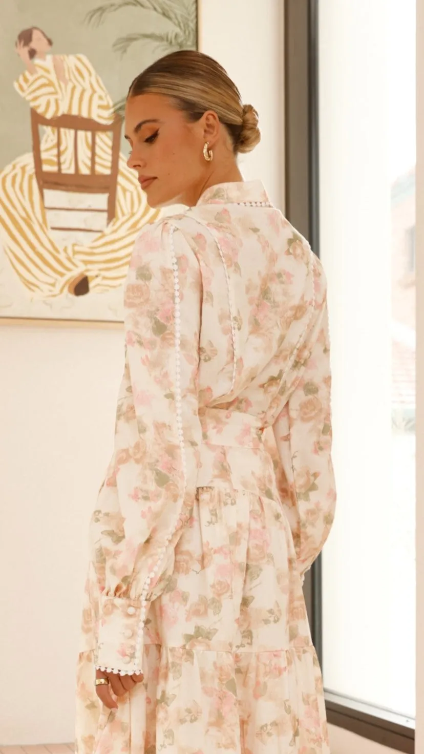 Bahari Long Sleeve Top - Blossom Print sold by Billy J product image thumbnail 2