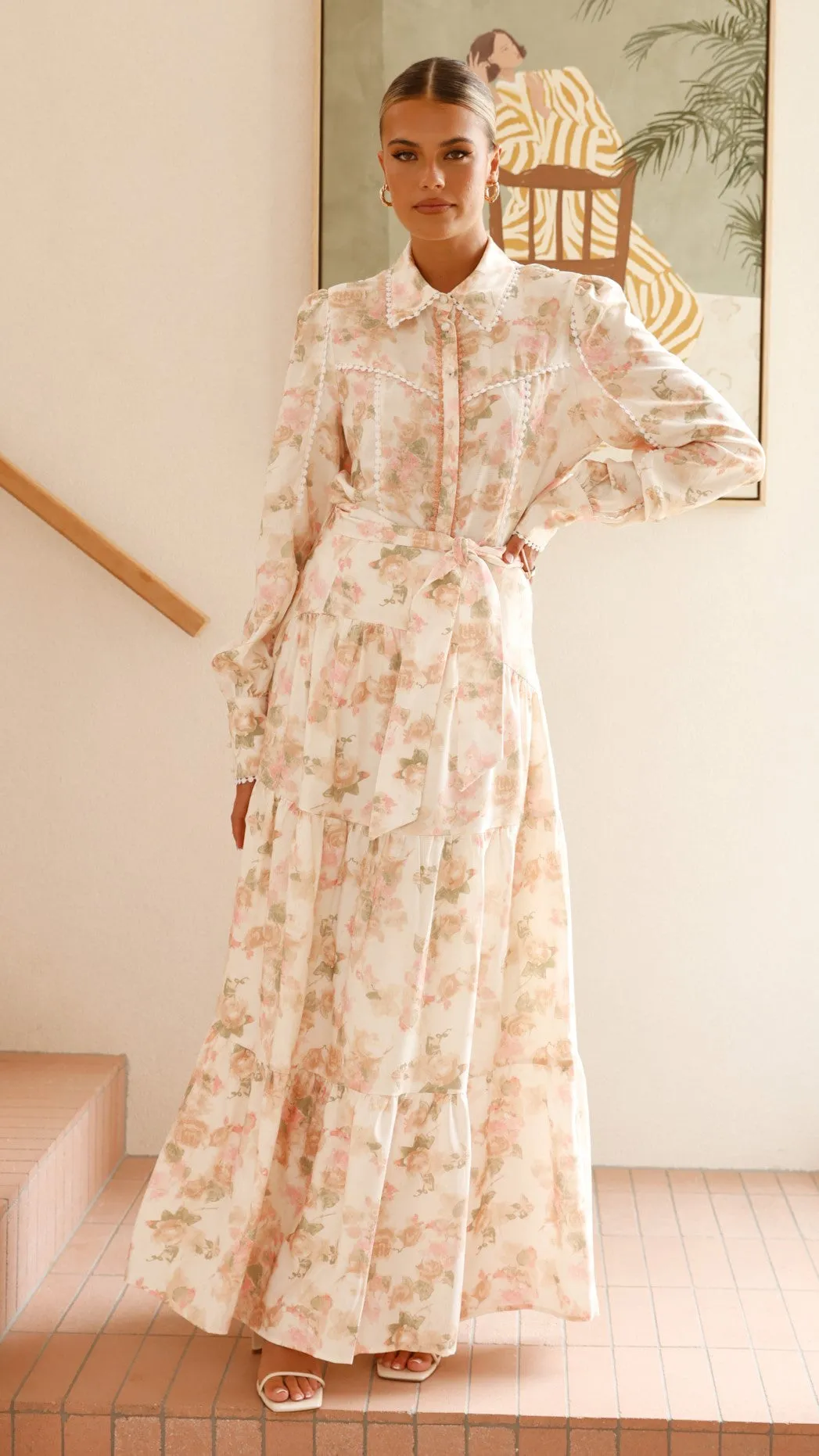 Bahari Long Sleeve Top - Blossom Print sold by Billy J product image thumbnail 5