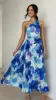 Laken Maxi Dress - Blue Floral sold by Billy J