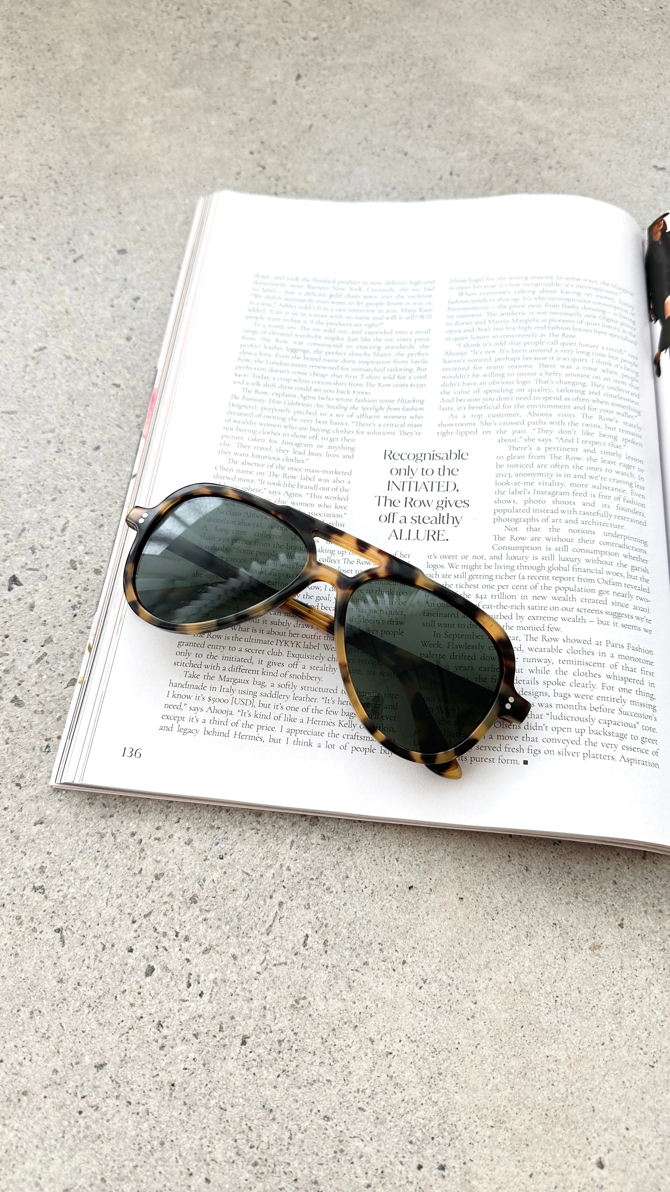 RC Caramel Tort Aviator Sunglasses - Tort sold by Billy J product image thumbnail 3