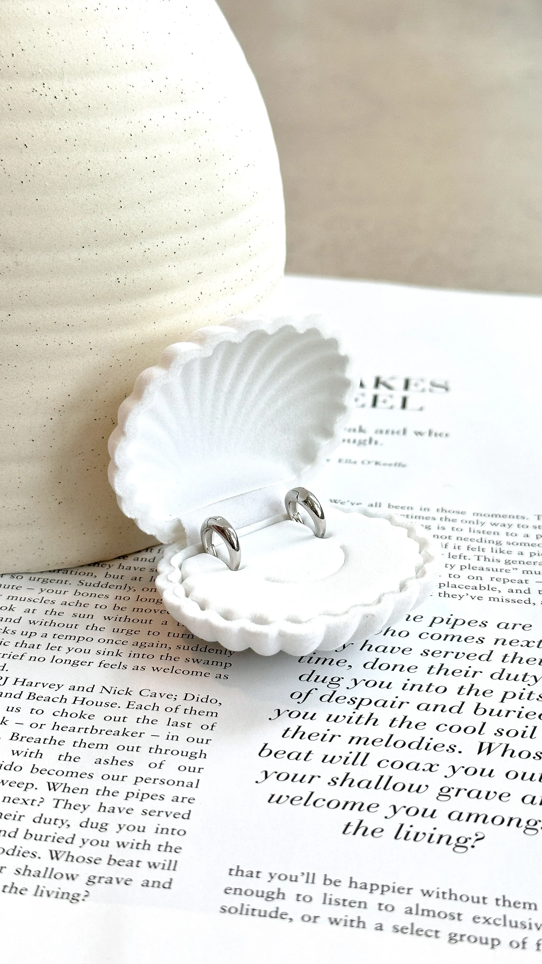 Island Glow Hoop Earrings - Sterling Silver sold by Billy J product image thumbnail 2