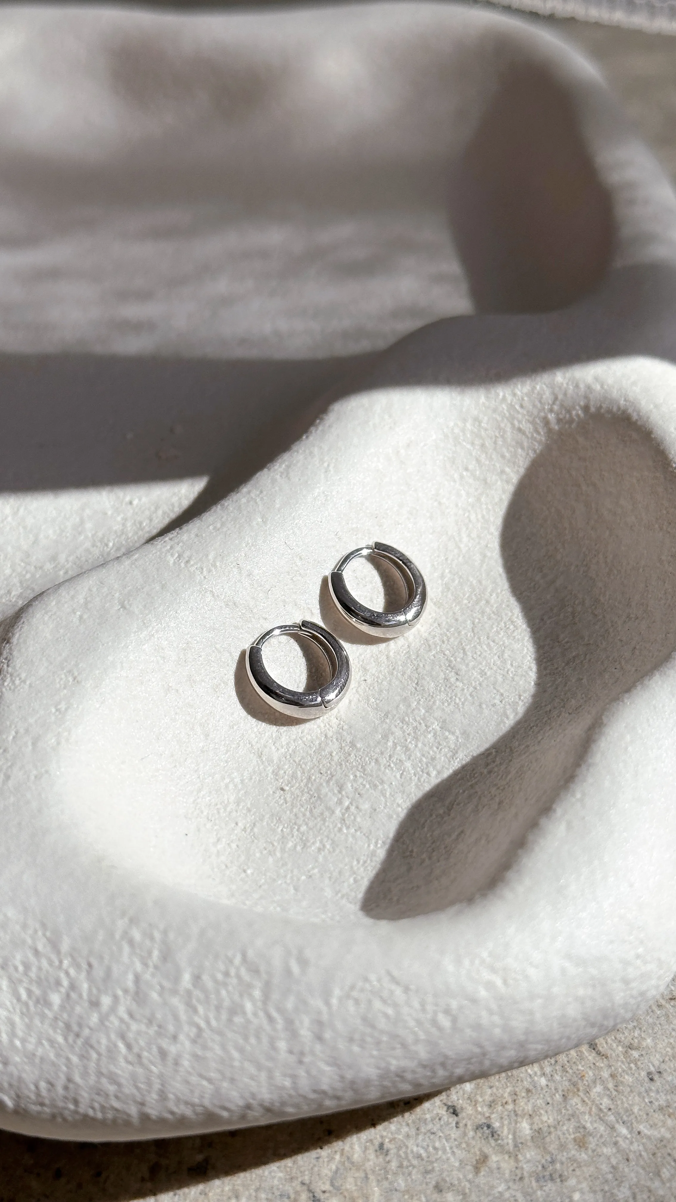 Island Glow Hoop Earrings - Sterling Silver sold by Billy J product image thumbnail 3