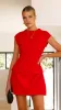 Thea Mini Dress - Red sold by Billy J