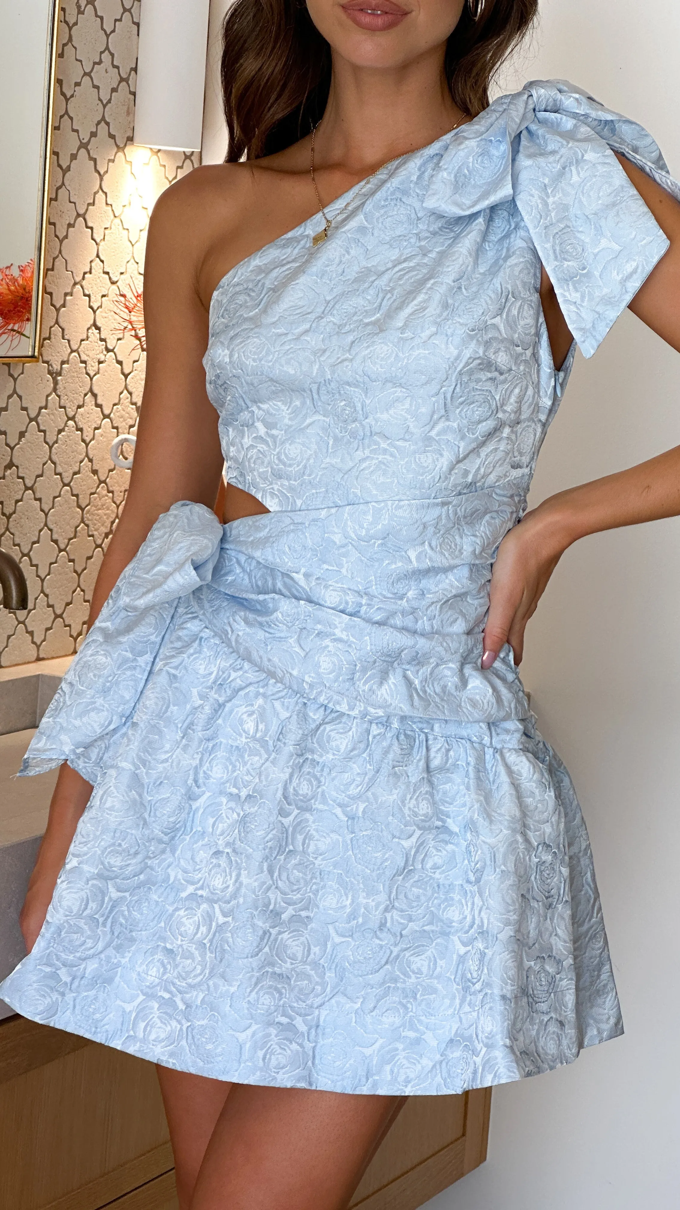 Laury Mini Dress - Light Blue sold by Billy J product image thumbnail 3