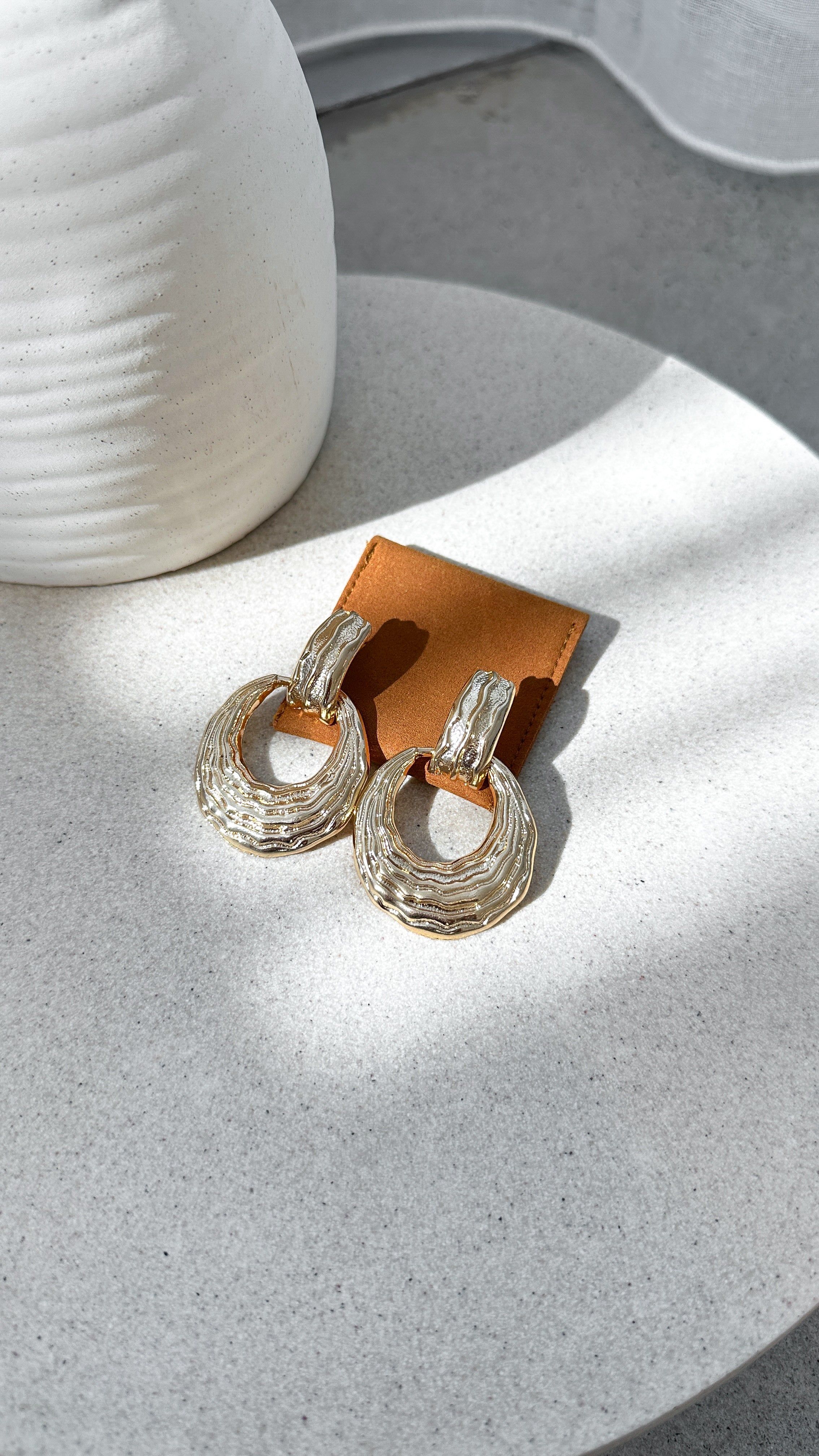 Alita Earrings - Gold sold by Billy J product image thumbnail 2