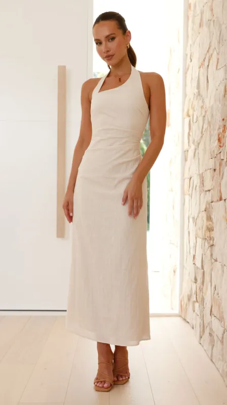 Casey Maxi Dress - Natural sold by Billy J