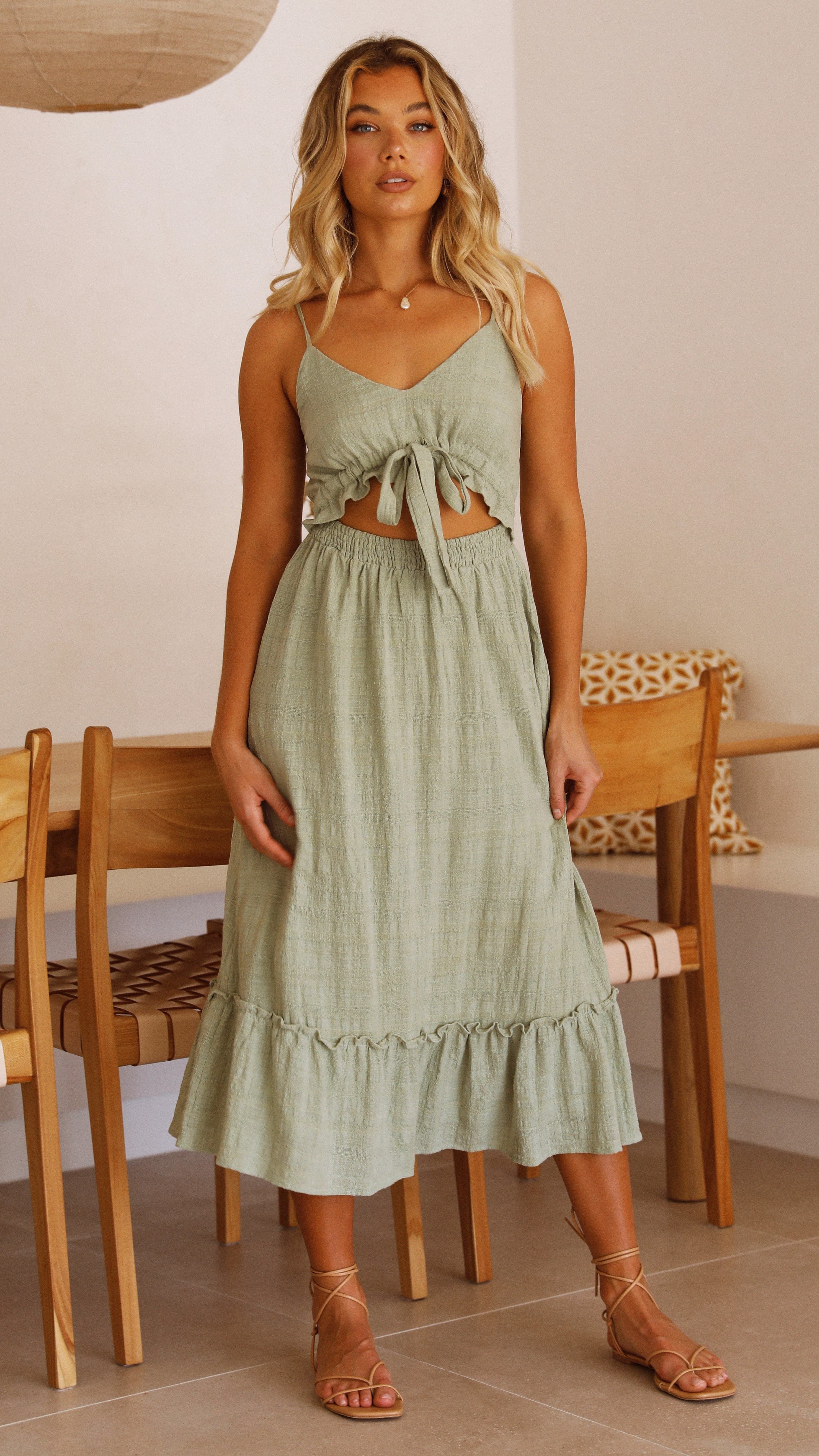 Soul Dress - Sage sold by Billy J product image thumbnail 4