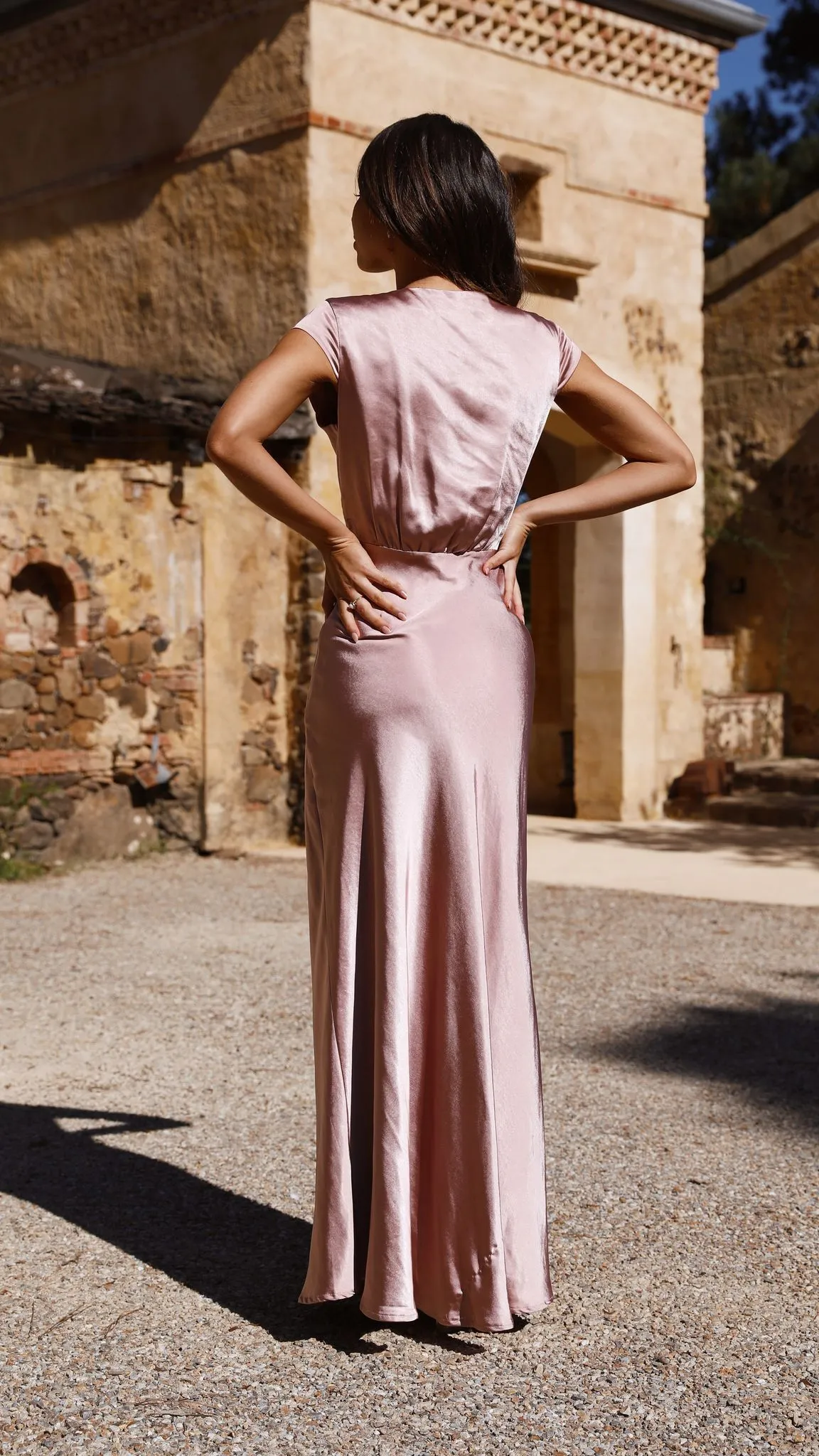 Selma Maxi Dress - Dusty Pink sold by Billy J product image thumbnail 2