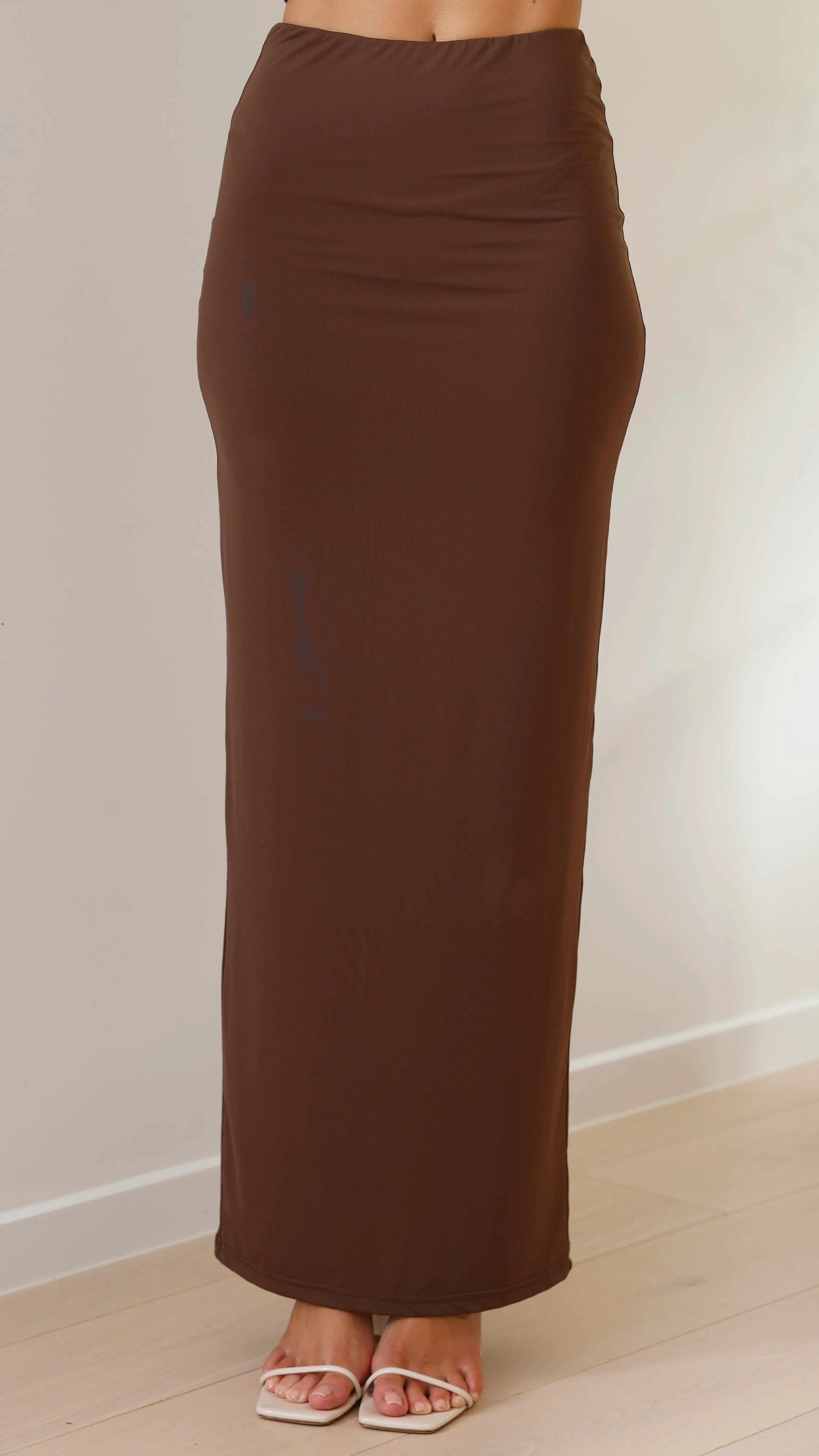 Cabo Maxi Skirt - Chocolate sold by Billy J product image thumbnail 3