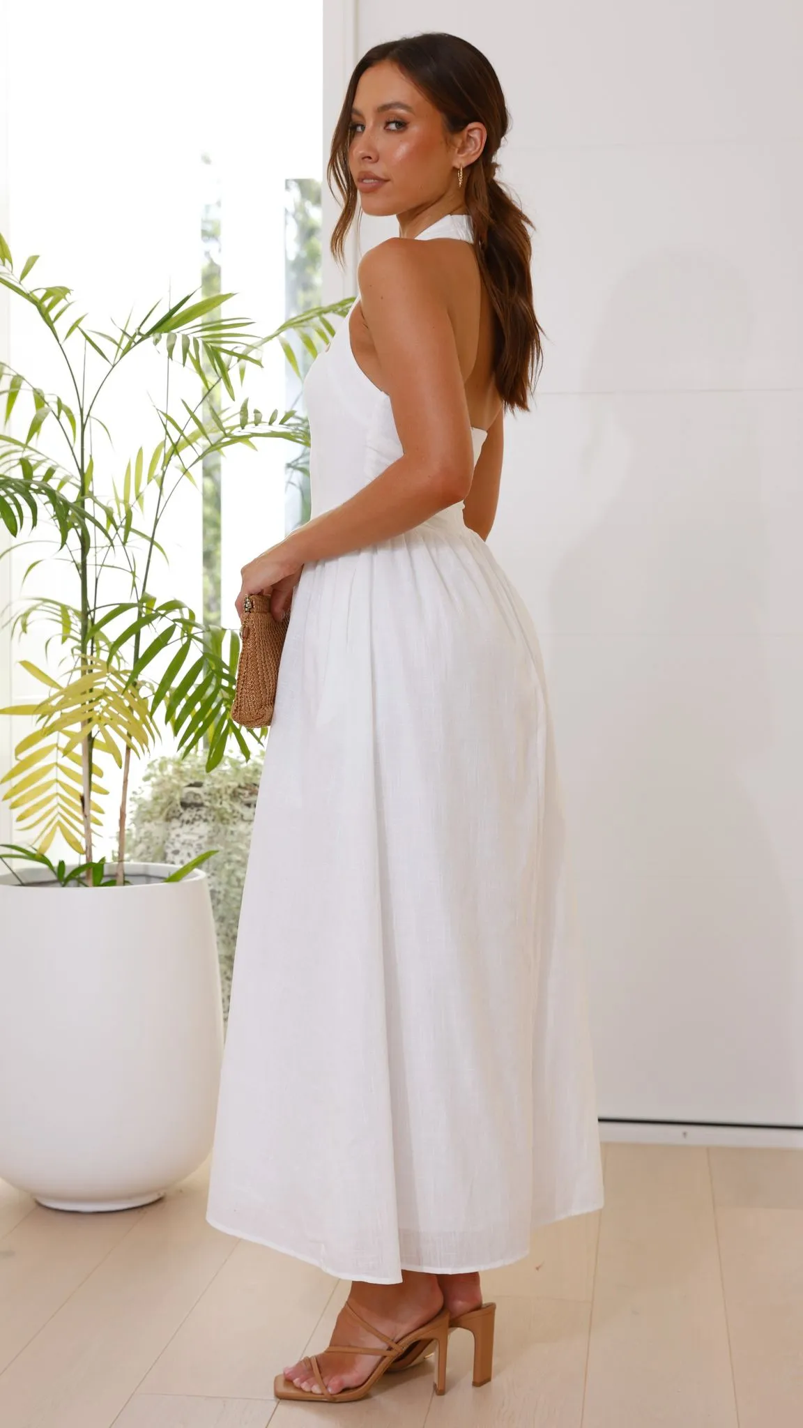 Caden Maxi Dress - White sold by Billy J