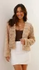 Tully Crop Jacket - Camel sold by Billy J