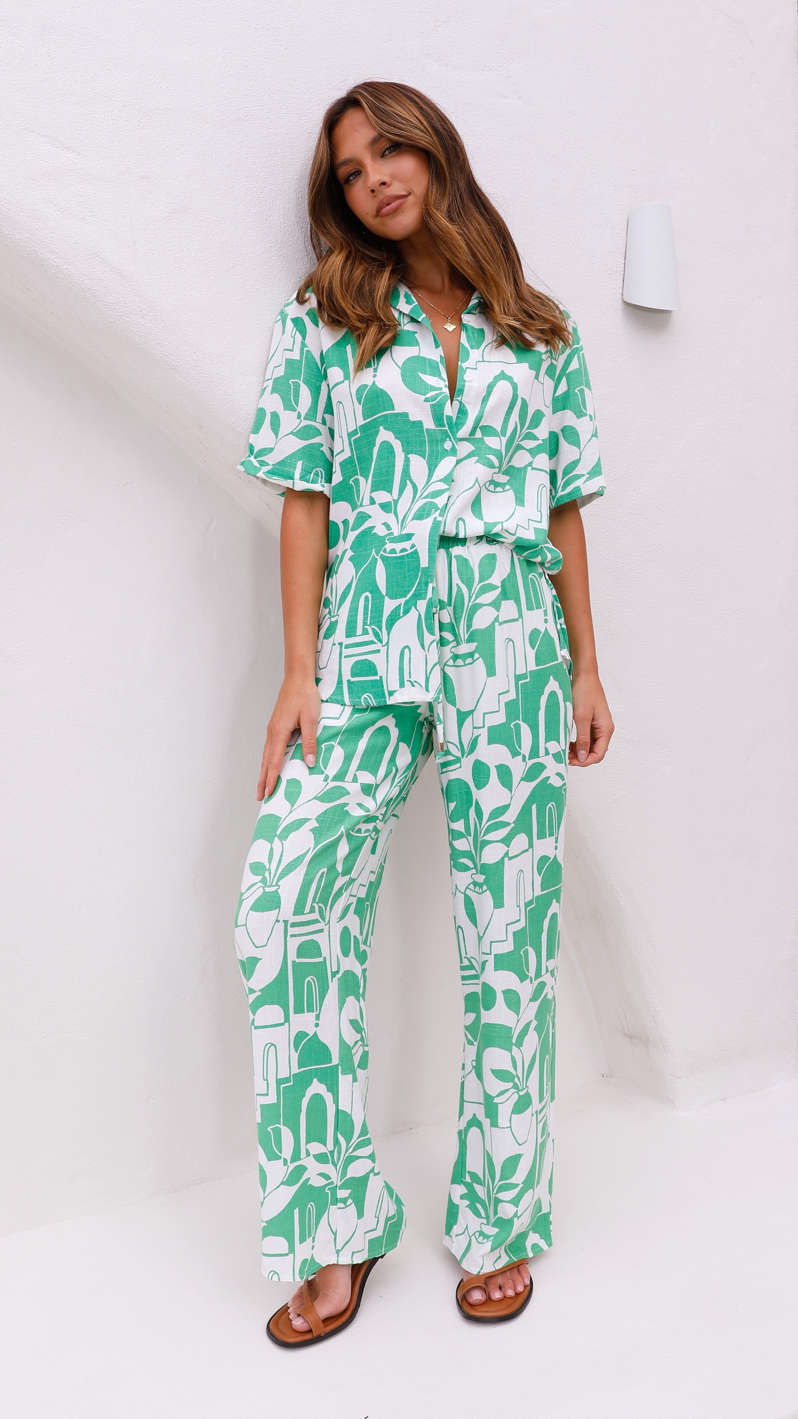 Amilia Pants - Azore Print sold by Billy J product image thumbnail 5