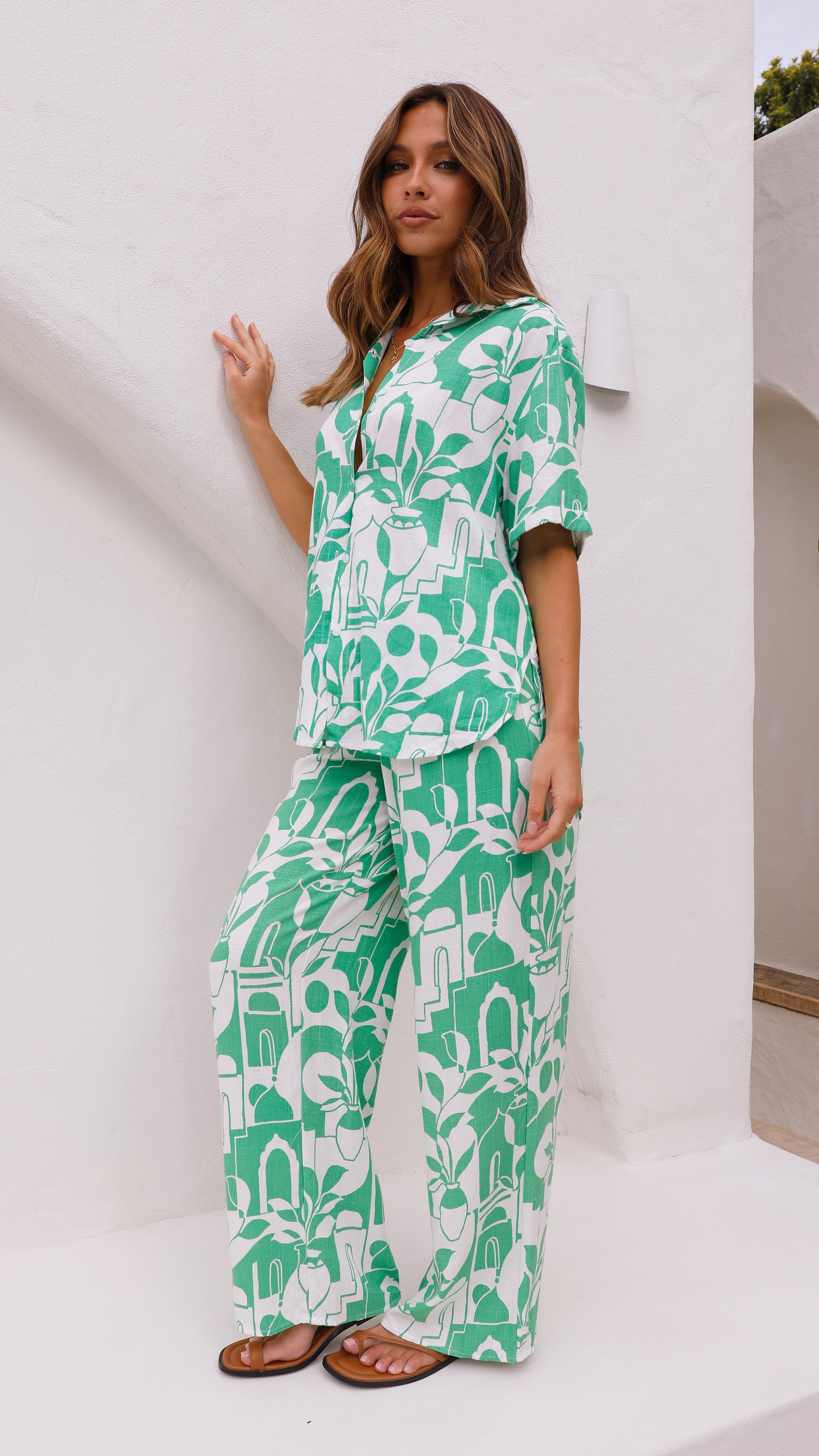 Amilia Pants - Azore Print sold by Billy J product image thumbnail 4