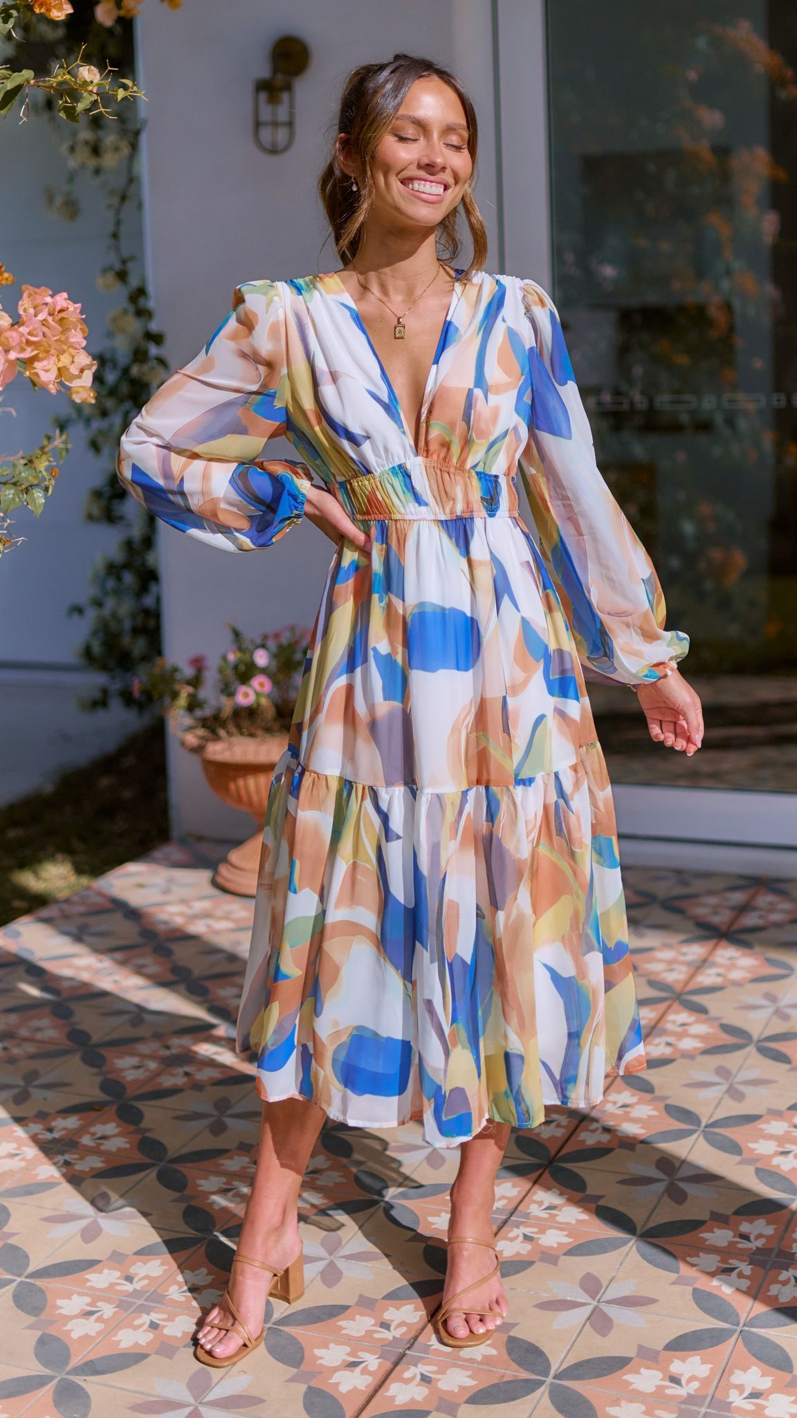 Kerri Midi Dress - Multi sold by Billy J product image thumbnail 4