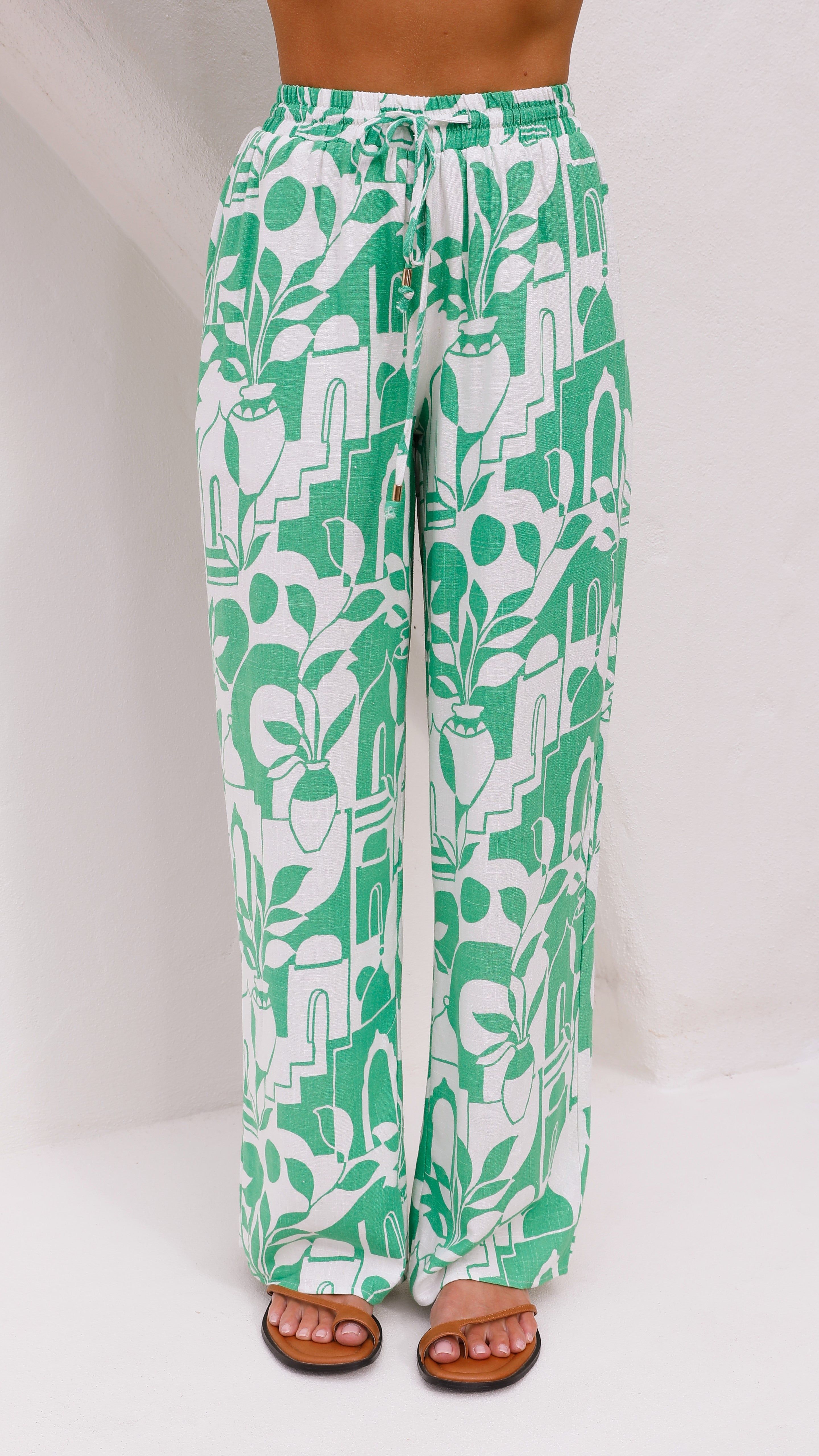 Amilia Pants - Azore Print sold by Billy J product image thumbnail 2