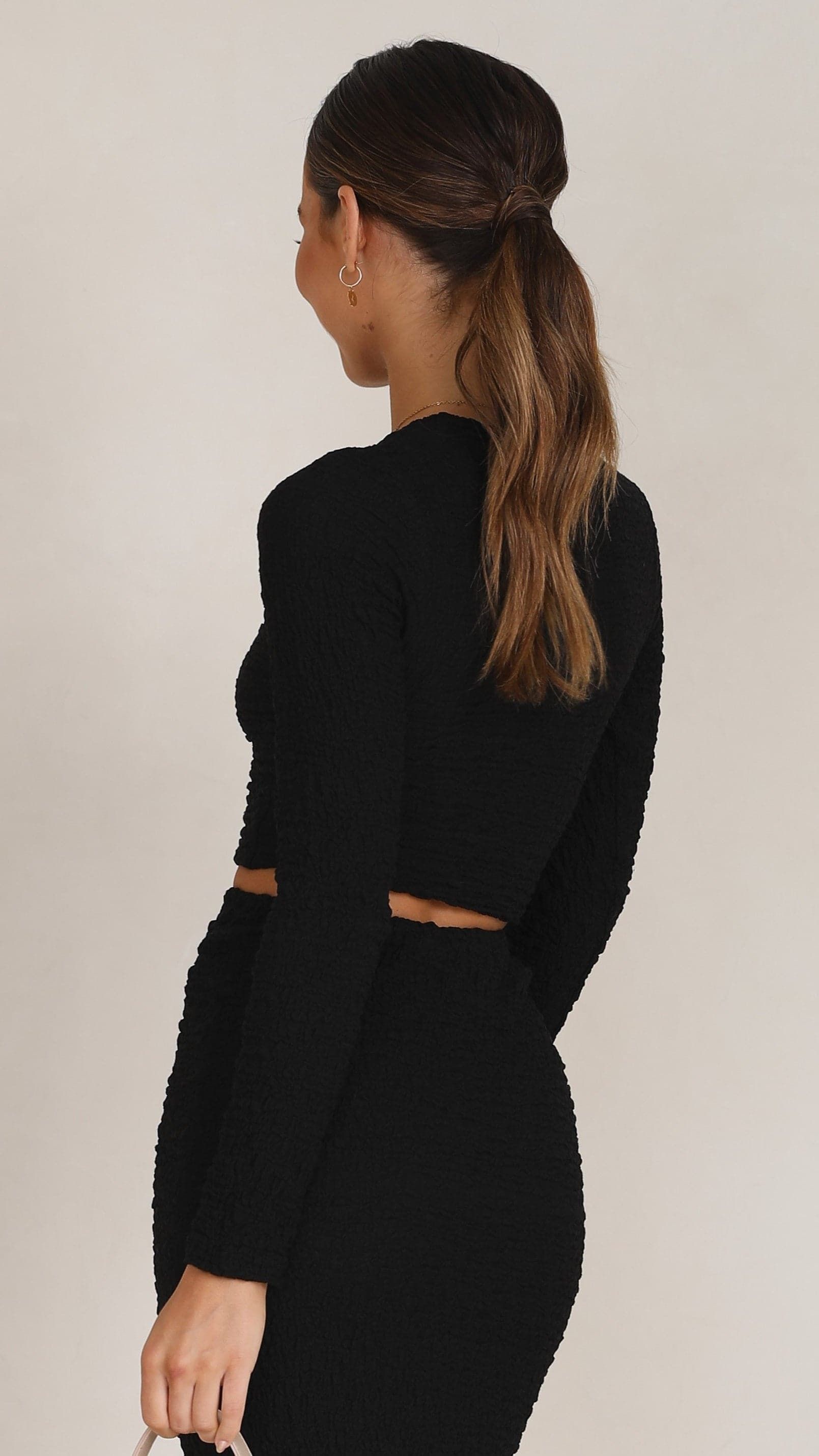Tahnee Long Sleeve Top - Black sold by Billy J product image thumbnail 3