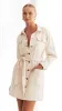 Kailas Mini Dress - Sand Denim sold by Billy J