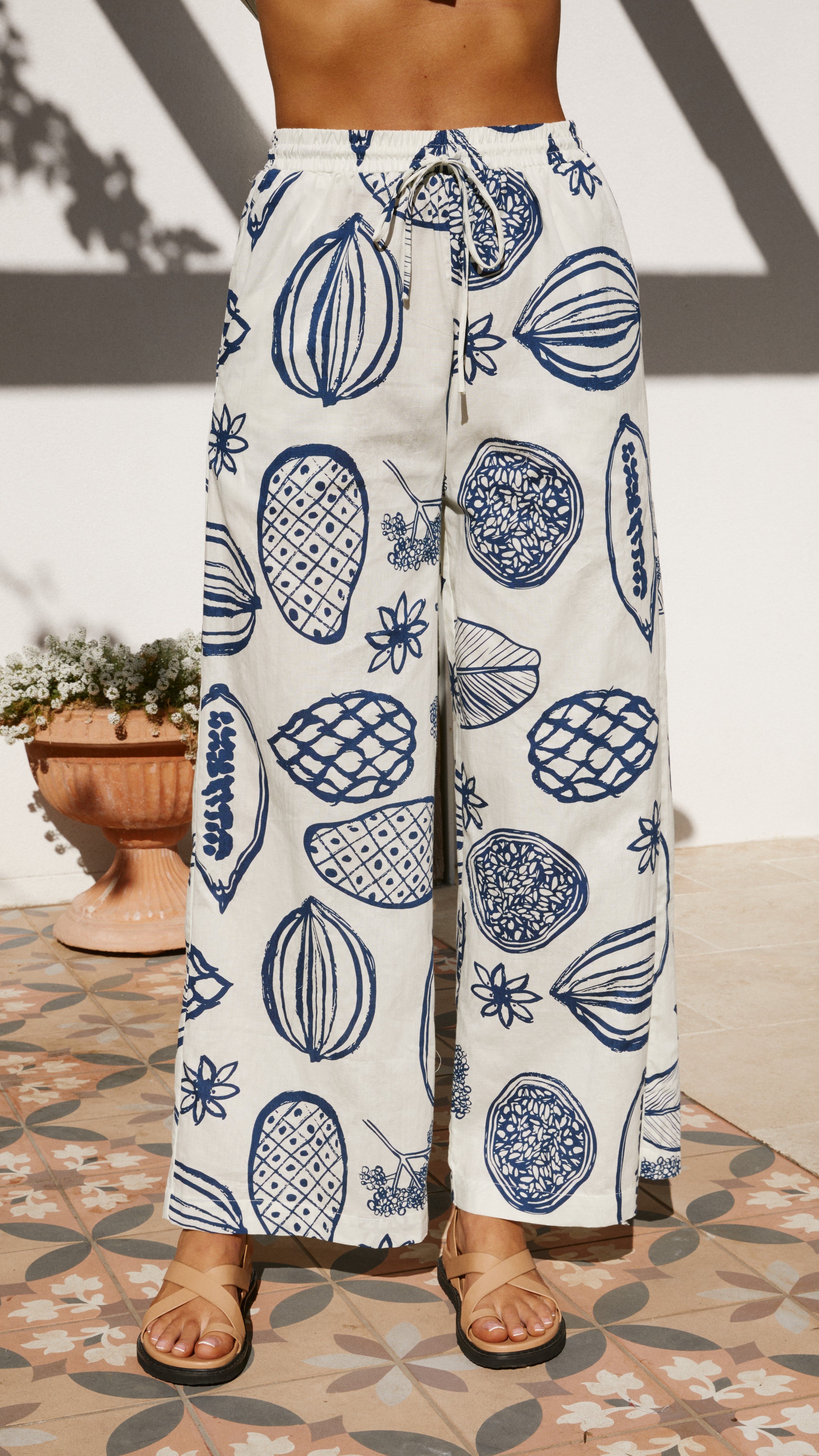 Holiday Top and Pants Set - Blue Print sold by Billy J product image thumbnail 5