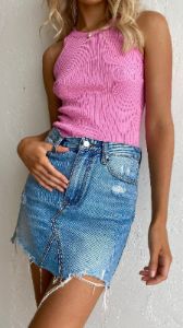 Zahlia Top - Pink sold by Billy J