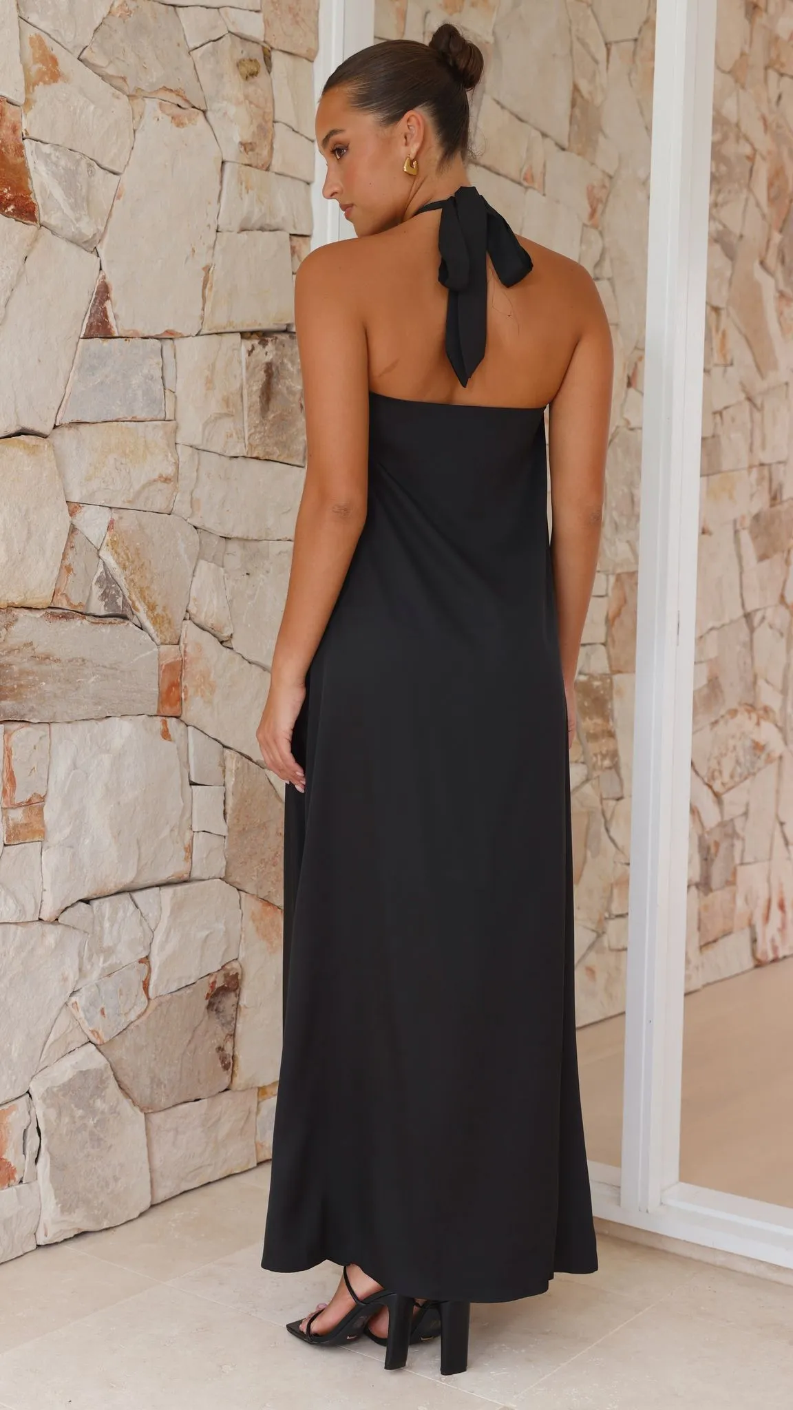 Monique Maxi Dress - Black sold by Billy J product image thumbnail 2